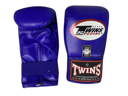 Twins Special Boxing Bag Gloves TBGL4F Blue Close Thumb - SUPER EXPORT SHOP