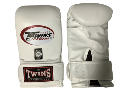 Twins Special Boxing Bag Gloves TBGL4F White Close Thumb - SUPER EXPORT SHOP