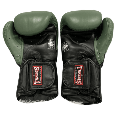 Twins Special Boxing Gloves BGVL6 Black Olive - SUPER EXPORT SHOP