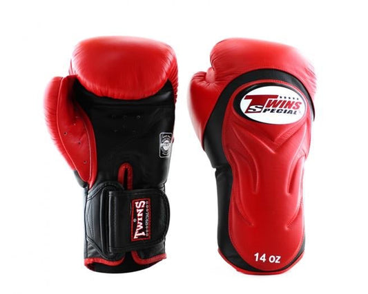Twins Special BGVL6 BLACK/RED BOXING GLOVES