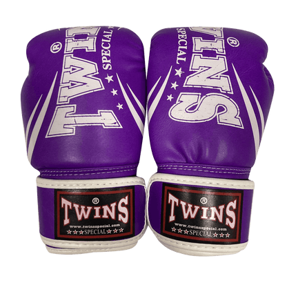 Twins Special Boxing Gloves KIDS FBGVSD3-TW6 Purple Black - SUPER EXPORT SHOP