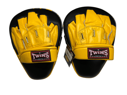 Twins Special Focus Mitts PML 10 Black Yellow - SUPER EXPORT SHOP