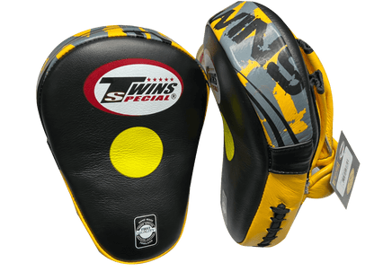 Twins Special Focus Mitts PML 10 Black Yellow - SUPER EXPORT SHOP