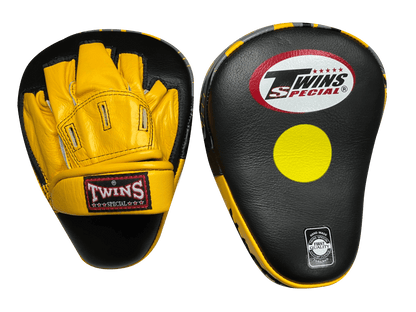 Twins Special Focus Mitts PML 10 Black Yellow - SUPER EXPORT SHOP