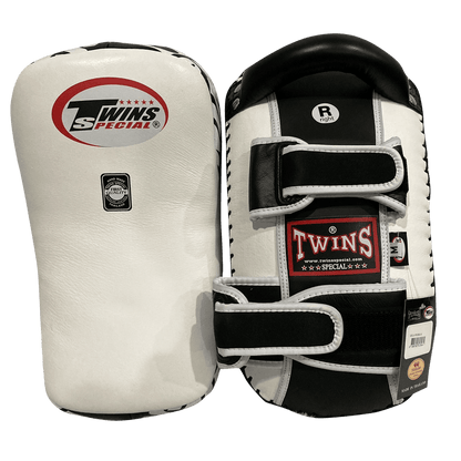 Twins Special Kicking Pads KPL10 White Black - SUPER EXPORT SHOP