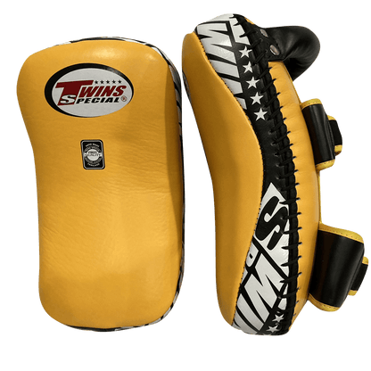 Twins Special Kicking Pads KPL10 Yellow Black - SUPER EXPORT SHOP