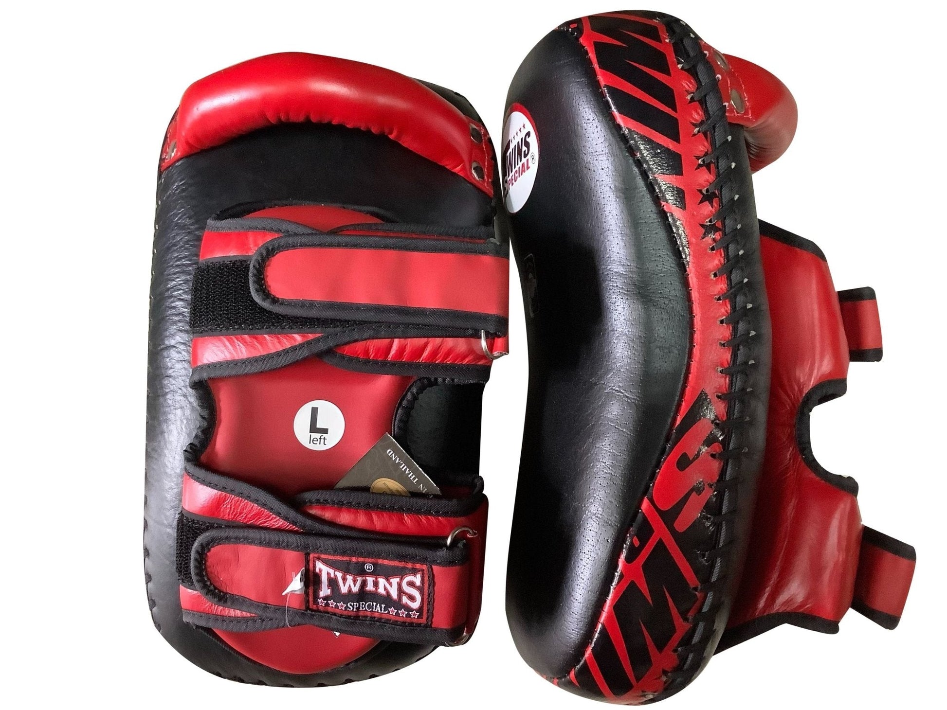 Twins Special Kicking Pads KPL12 Black/Red - SUPER EXPORT SHOP