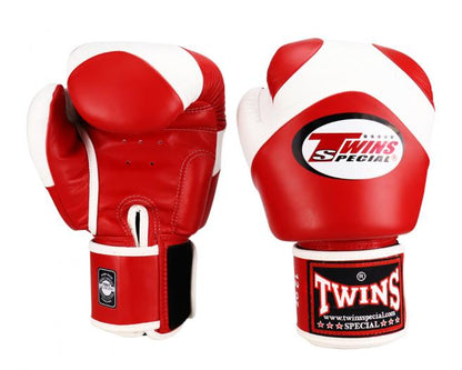 Twins Special Boxing Gloves BGVL13 Red White - SUPER EXPORT SHOP