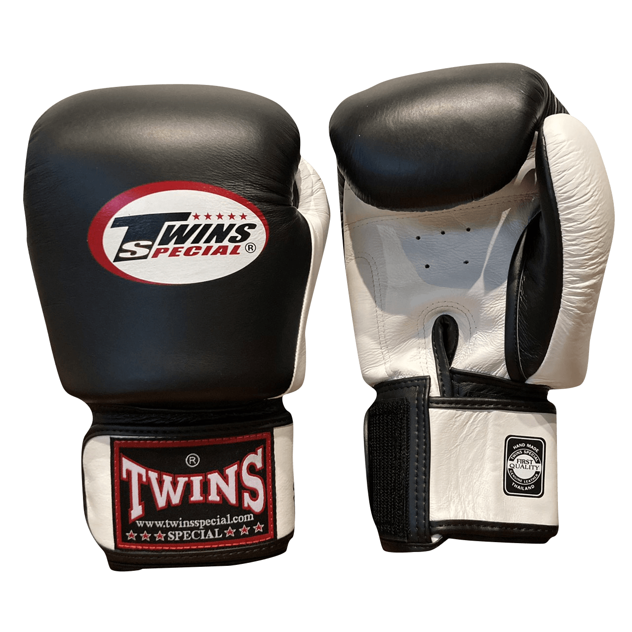 Twins Special Boxing Gloves BGVL3-2T Wh/Bk Black Front