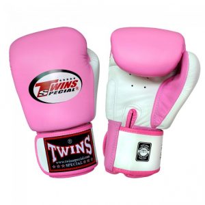Twins Special Boxing Gloves BGVL3-3T Wh/Pk Pink Front