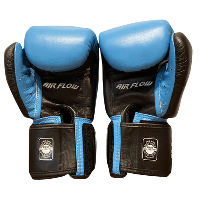 Twins Special Boxing Gloves BGVLA-2T Bk/Lt.Bu/Bk light Blue Front - SUPER EXPORT SHOP