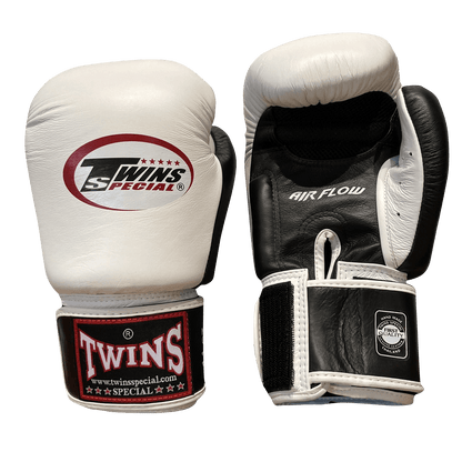 Twins Special Boxing Gloves BGVLA-2T Bk/Wh/Bk White Front