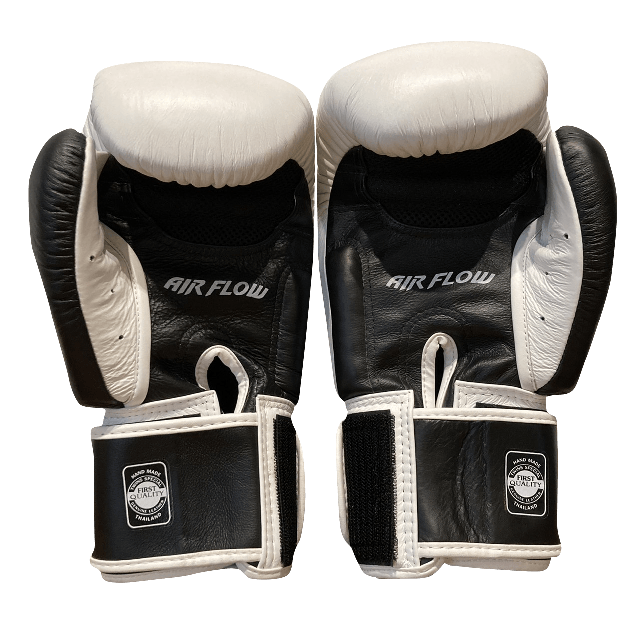 Twins Special Boxing Gloves BGVLA-2T Bk/Wh/Bk White Front - SUPER EXPORT SHOP