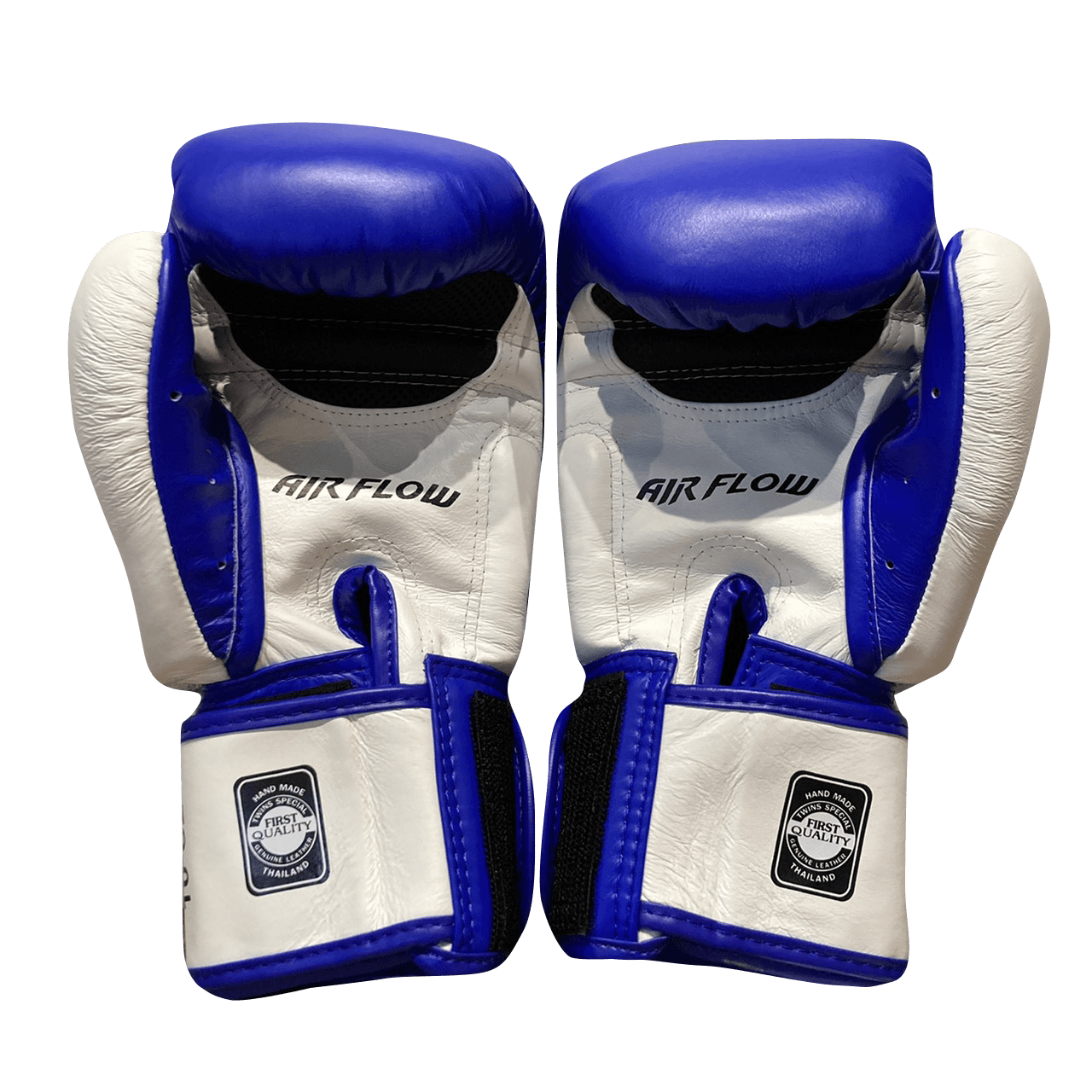 Twins Special Boxing Gloves BGVLA-2T Wh/Bu/Bk Blue Front - SUPER EXPORT SHOP