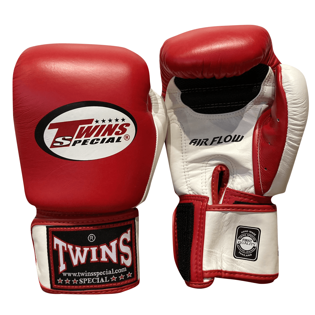 Twins Special Boxing Gloves BGVLA-2T Wh/Rd/Bk Red Front