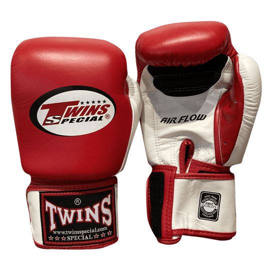 Twins Special Boxing Gloves BGVLA-2T Wh/Rd/Bk Red Front