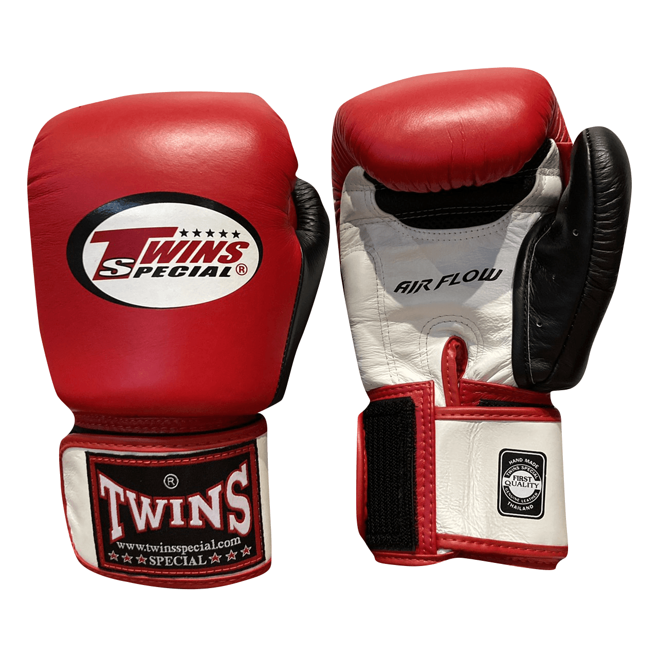 Twins Special Boxing Gloves BGVLA-3T Wh/Rd/Bk/Bk Red Front