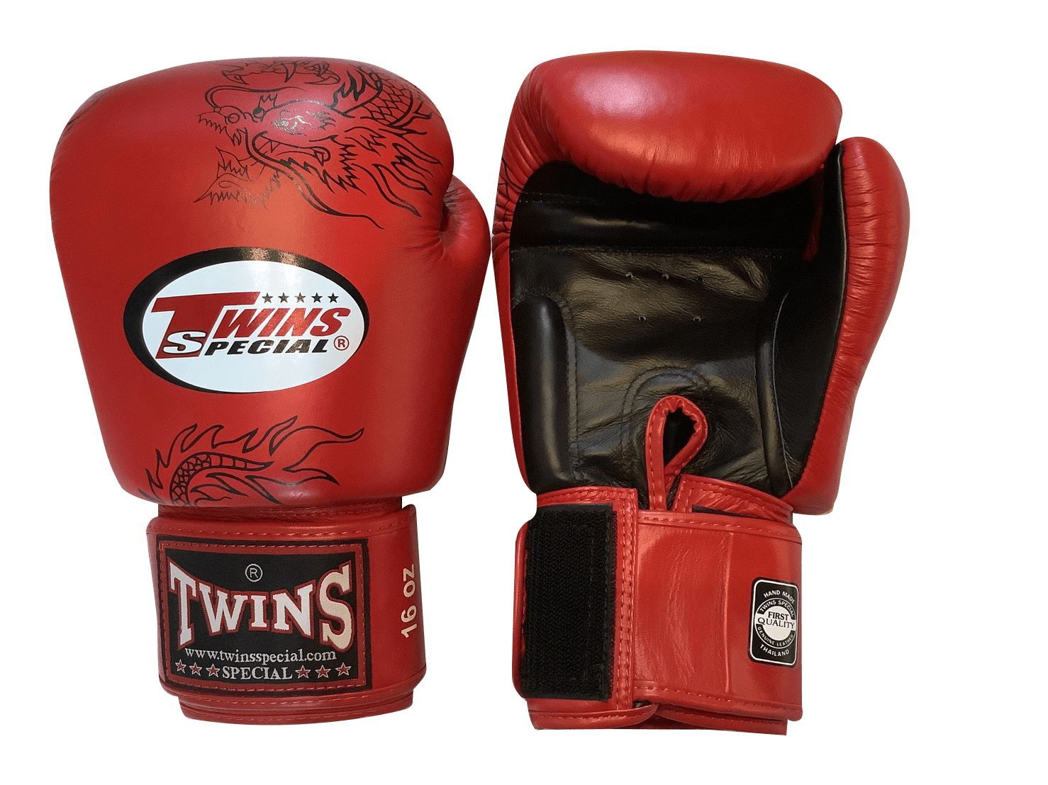 Twins Special Boxing Gloves FBGVL3-6 Black Red