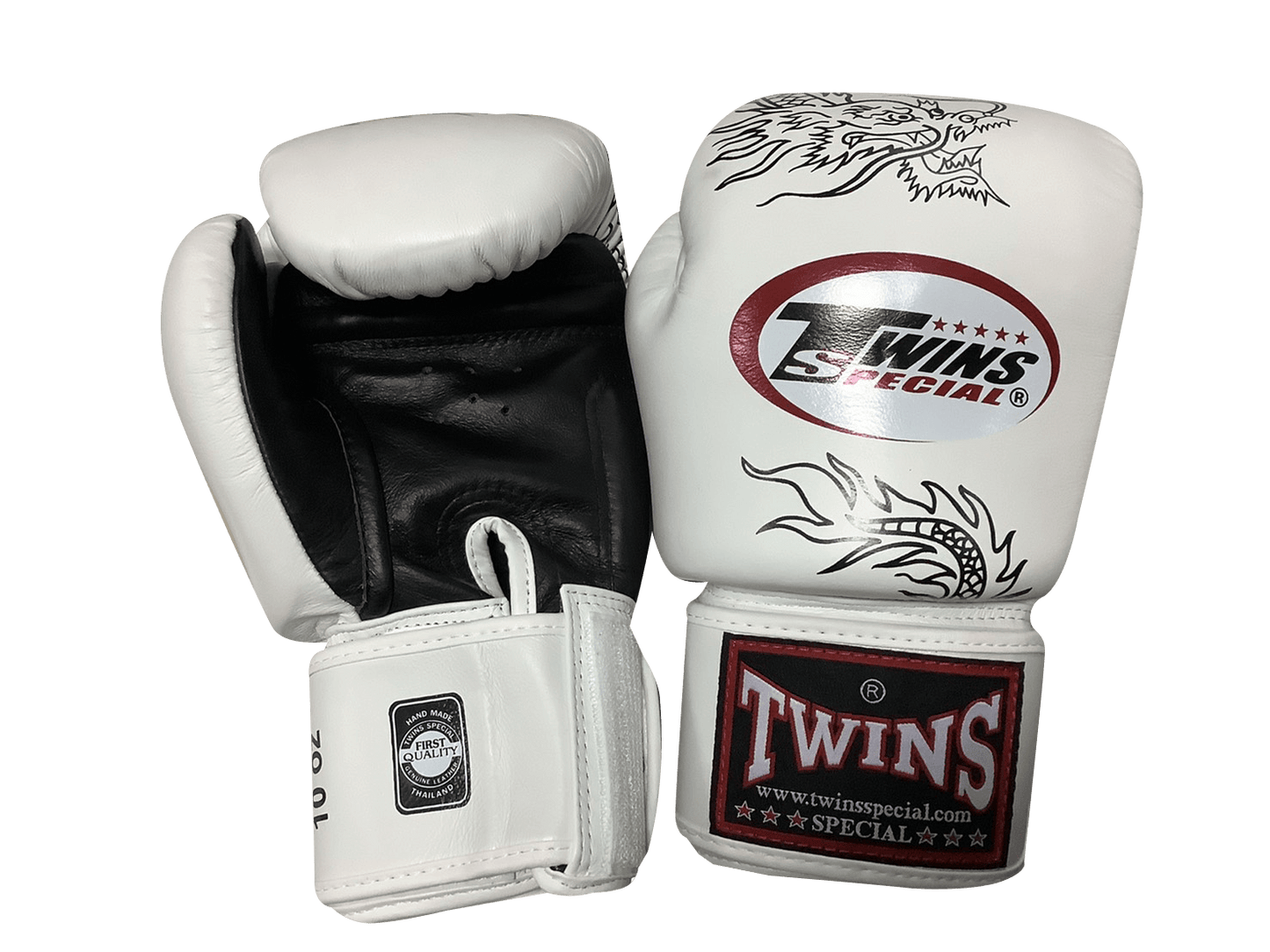 Twins Special Boxing Gloves FBGVL3-6 Black White - SUPER EXPORT SHOP
